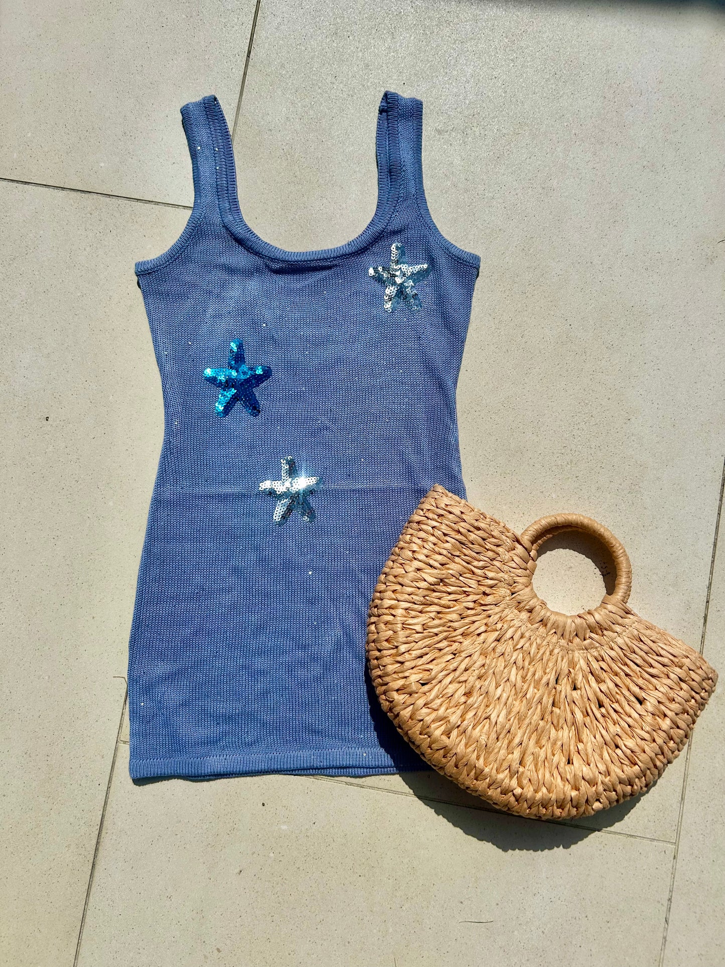 Yasmin Lilac Starfish Dress