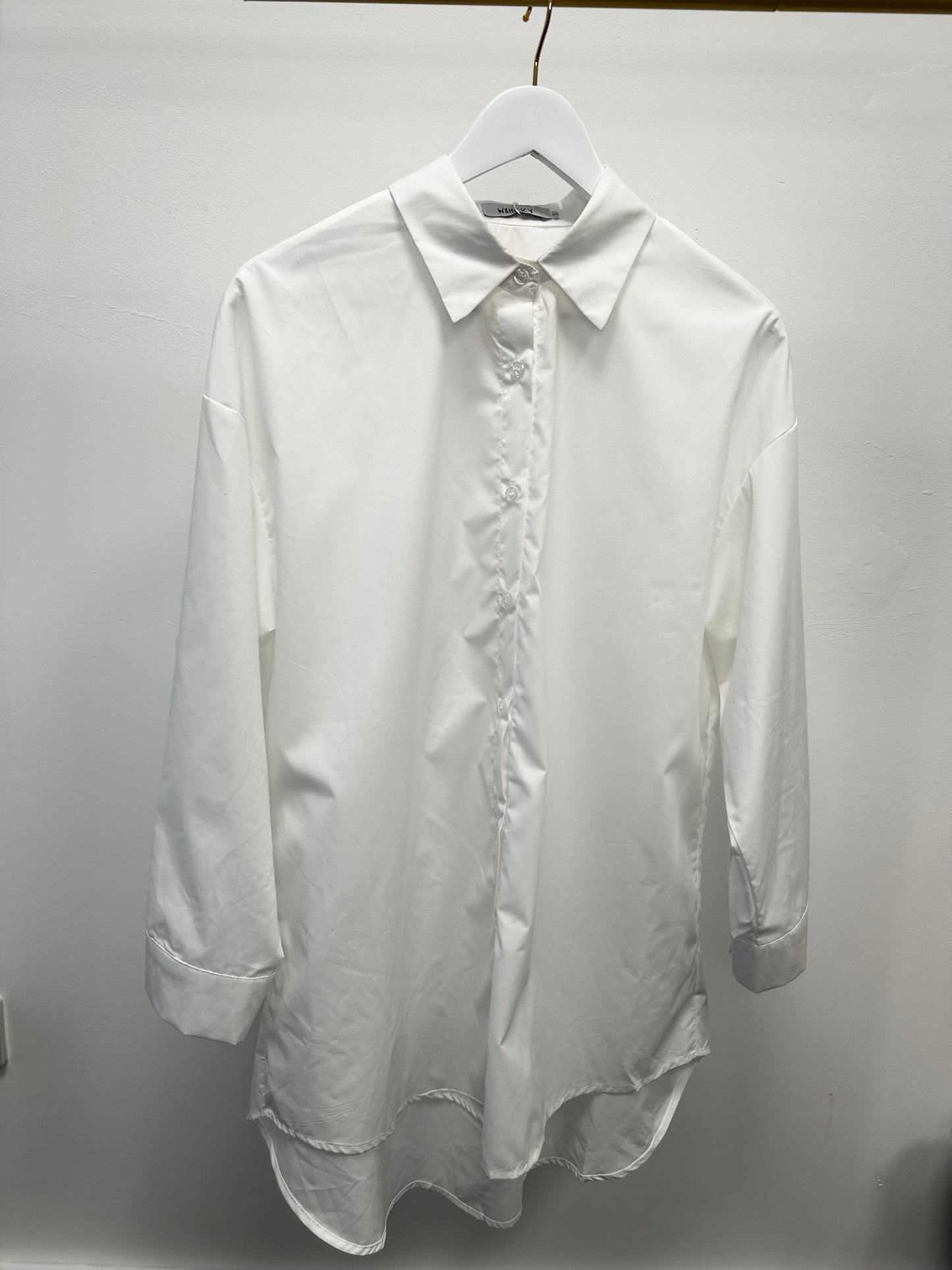 Elsie White Oversized Shirt