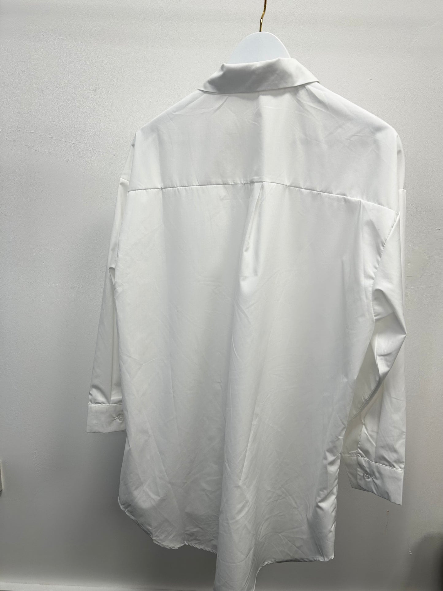 Elsie White Oversized Shirt