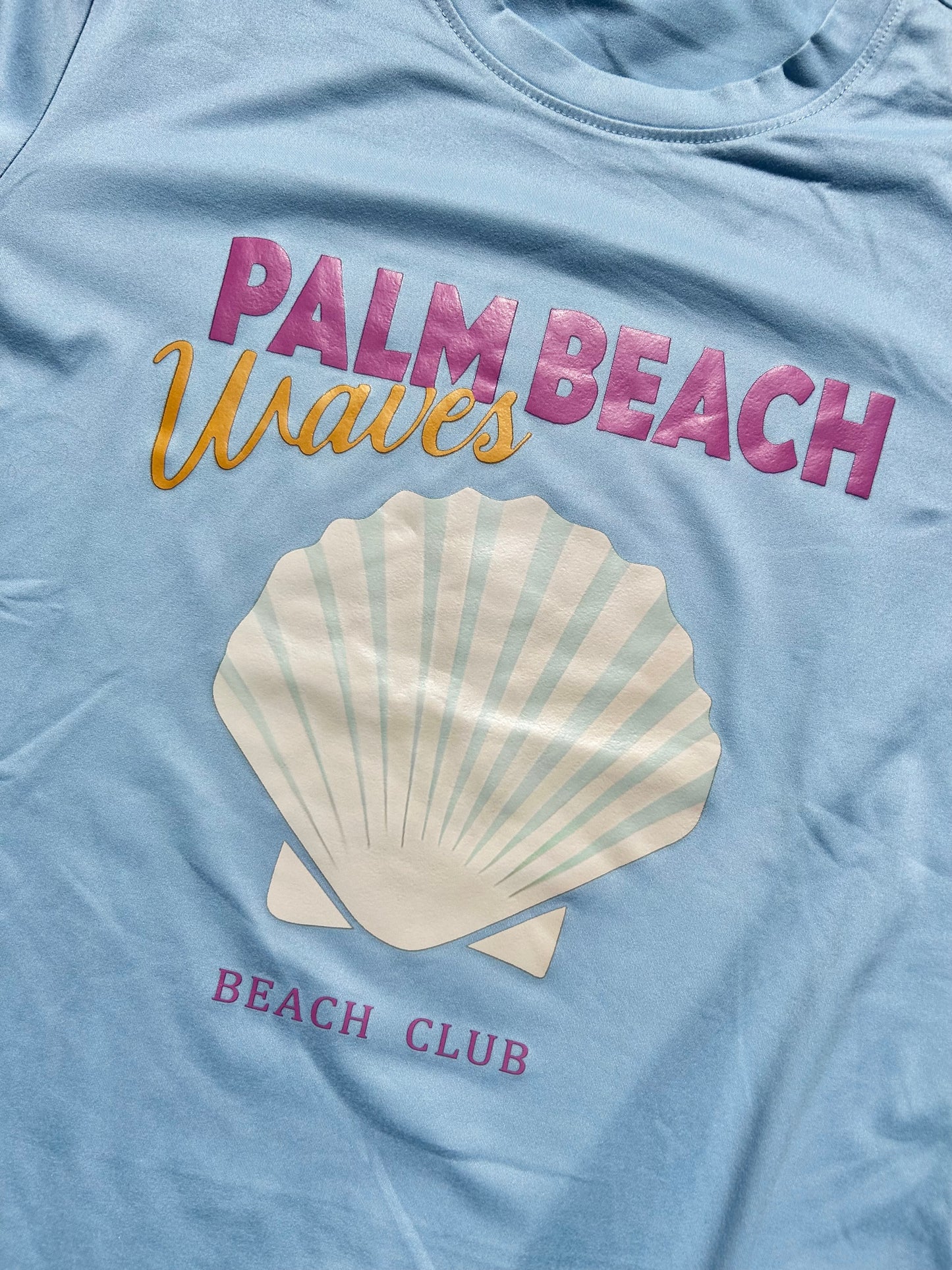 Courtney Blue Palm Beach T-Shirt