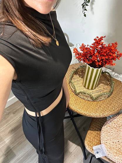 Grace Black Maxi Skirt Co-Ord