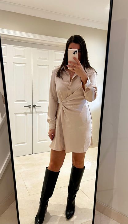 Mabel Nude Pink Dress