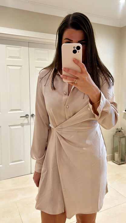 Mabel Nude Pink Dress