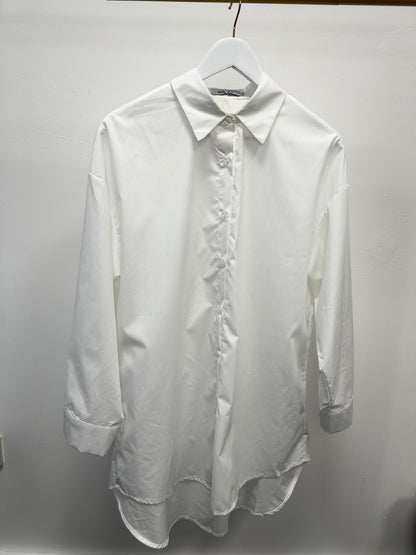 Elsie White Oversized Shirt