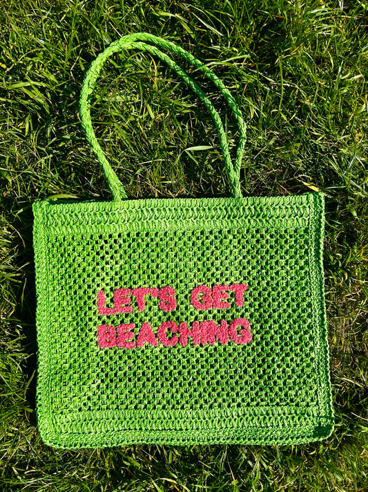 Lola Green Beach Bag