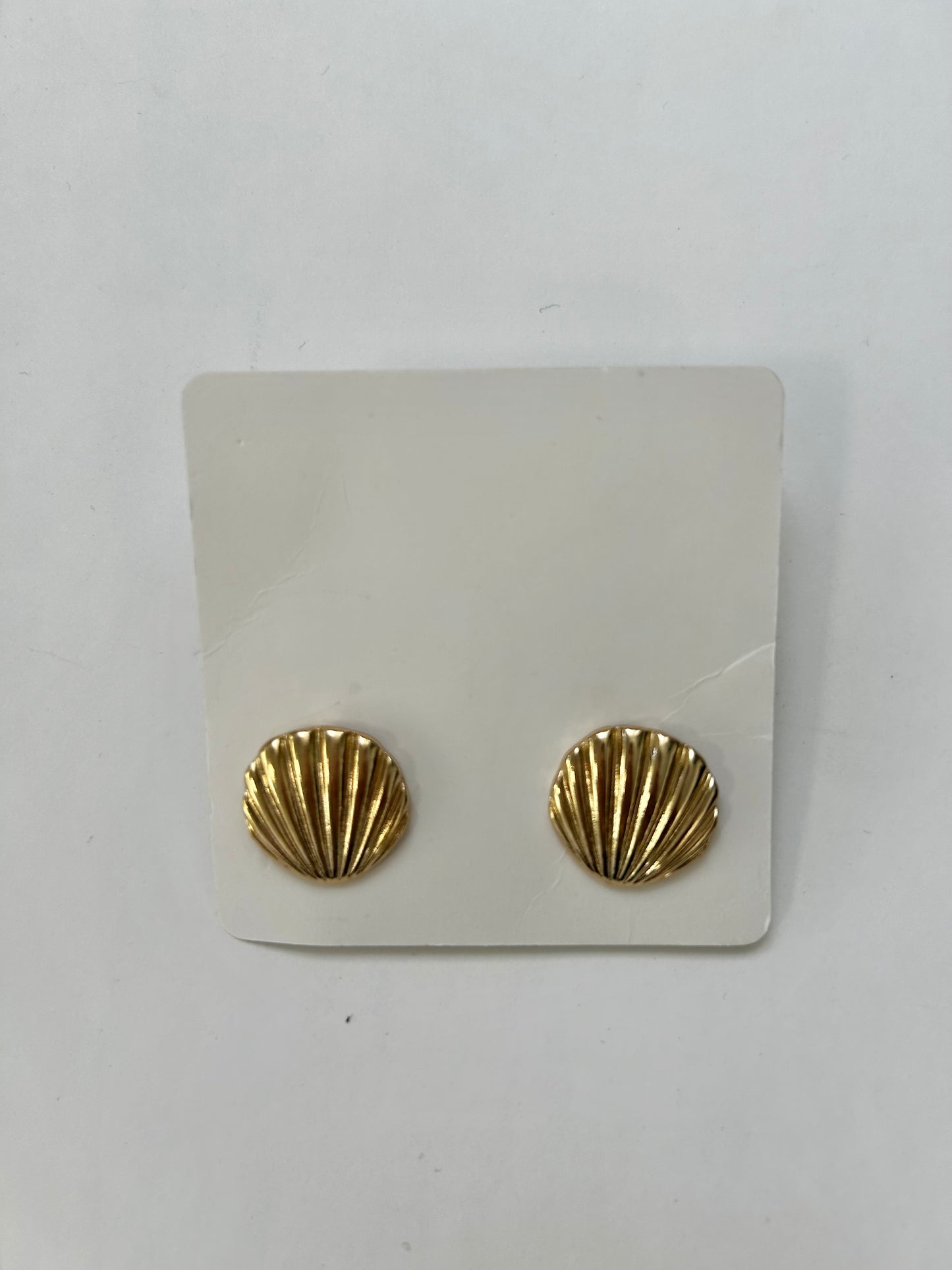 Ariel Gold Shell Earrings