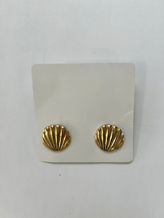 Ariel Gold Shell Earrings