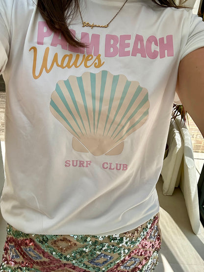 Courtney White Palm Beach T-Shirt