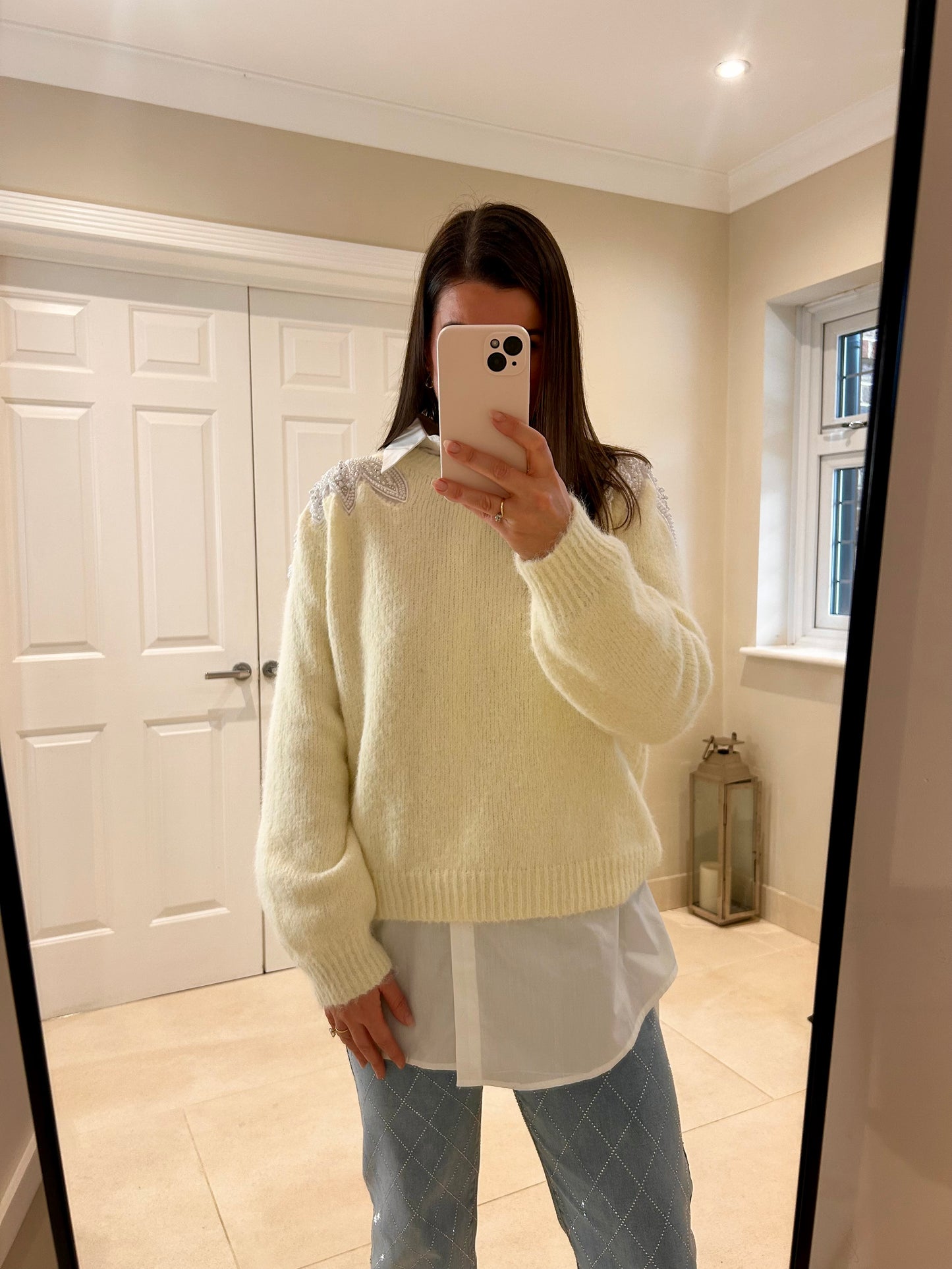 Elsie White Oversized Shirt