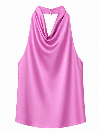Aaliyah Lavender Halterneck Top