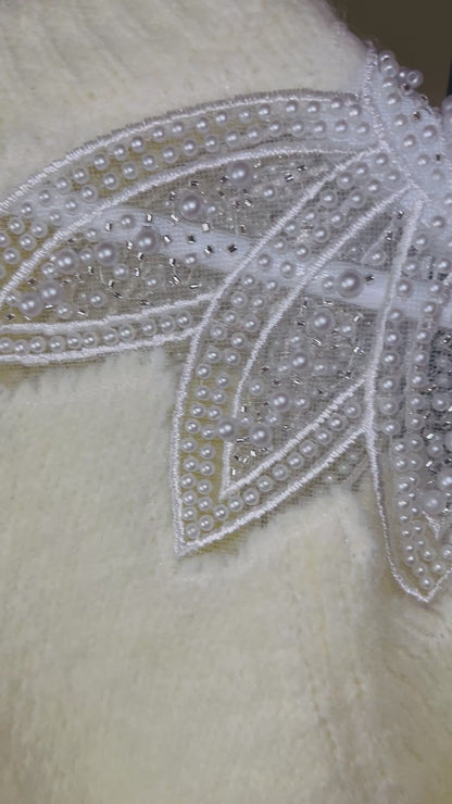 Lillie Lemon Pearl Beaded Jumper